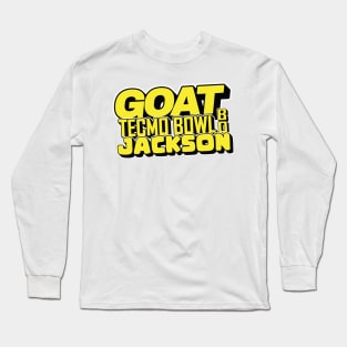 Goat Tecmo Bowl Bo Jackson Long Sleeve T-Shirt